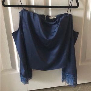 Silk off the shoulder top